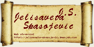 Jelisaveta Spasojević vizit kartica